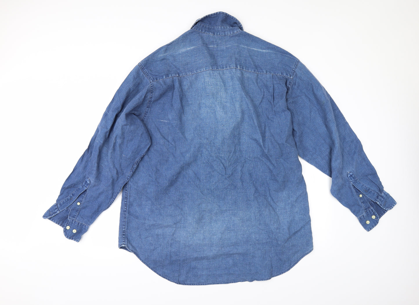 Gap Mens Blue    Button-Up Size L