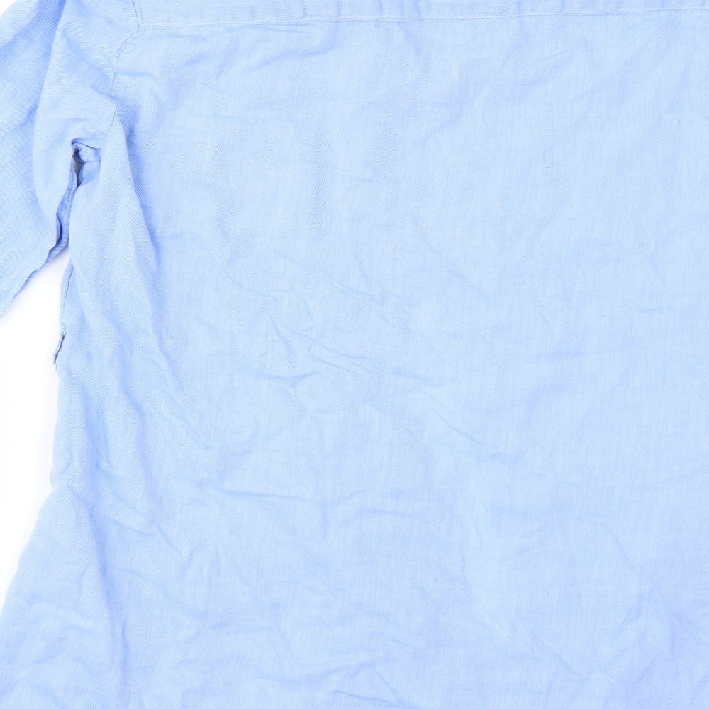 Primark Womens Blue   Kimono Button-Up Size 14