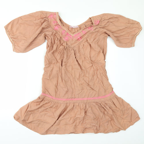 INDIAN SUMMER Womens Pink   Tunic Blouse Size M