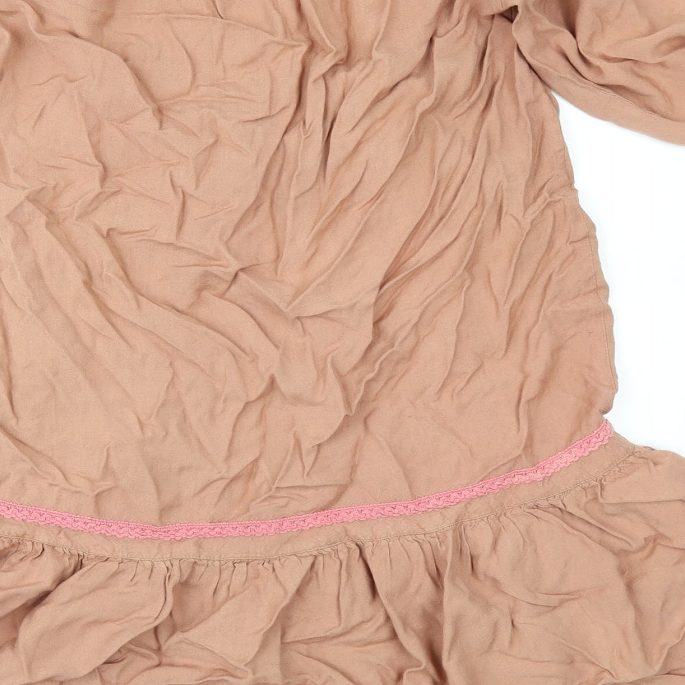 INDIAN SUMMER Womens Pink   Tunic Blouse Size M
