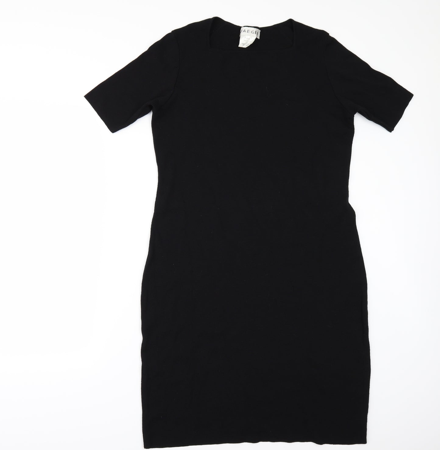 Jaeger Womens Black   Jumper Dress  Size L