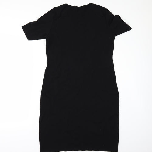 Jaeger Womens Black   Jumper Dress  Size L