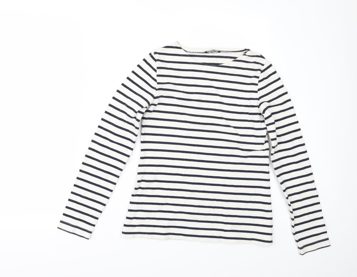 Petit Bateau Girls White Animal Print  Basic T-Shirt Size 16 Years