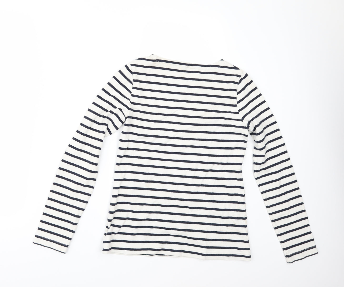 Petit Bateau Girls White Animal Print  Basic T-Shirt Size 16 Years