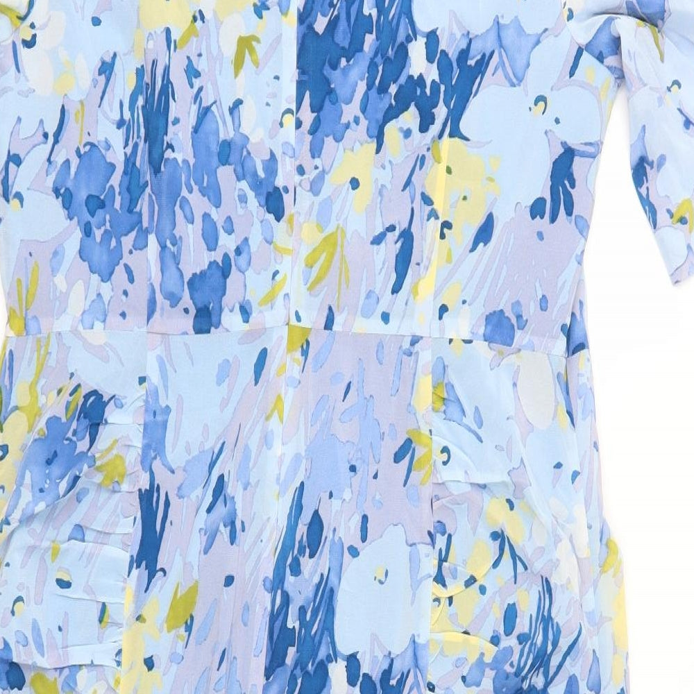 Hobbs Womens Blue Floral    Size 16