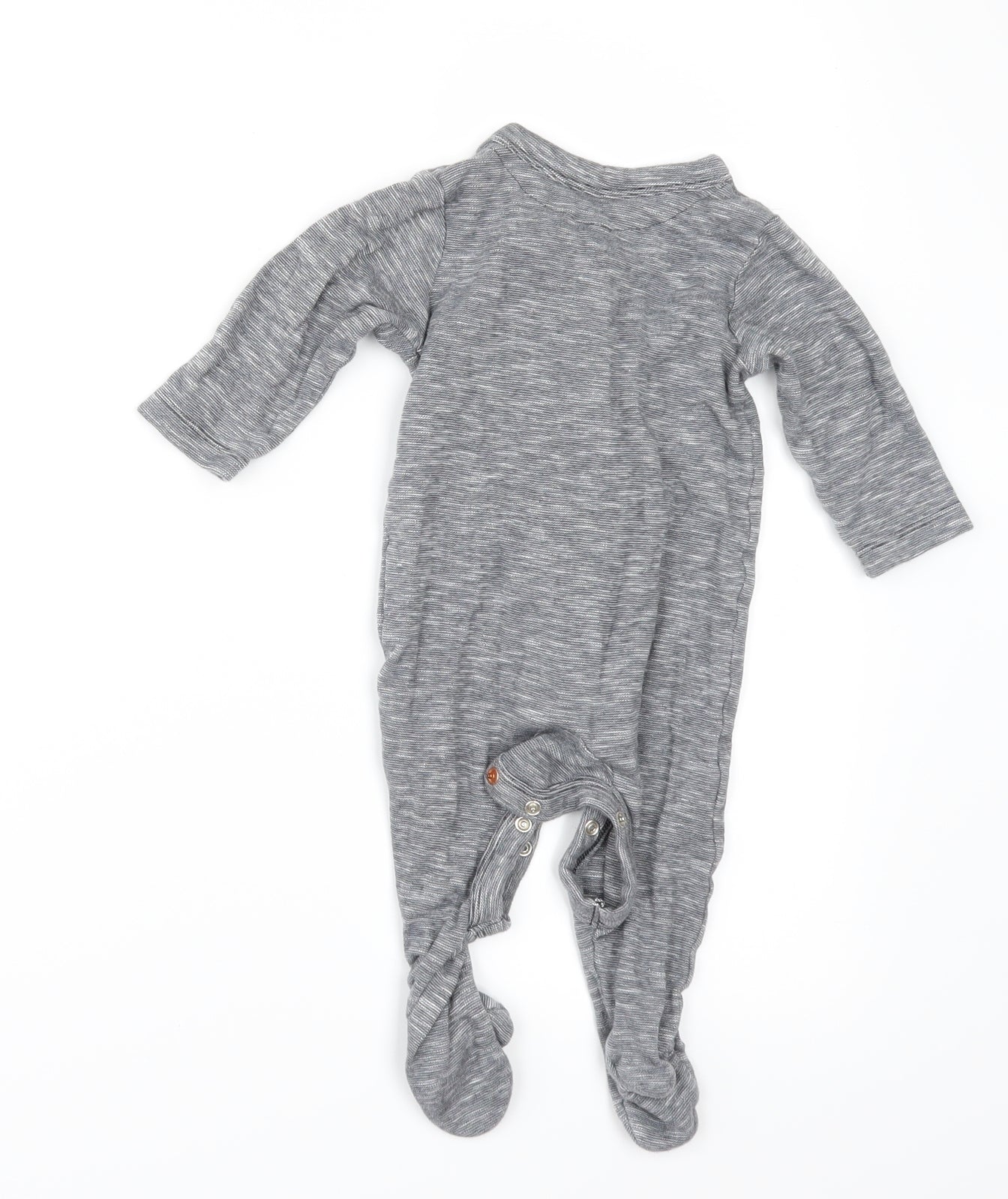 Marks and Spencer Boys Grey   Babygrow One-Piece Size 6-9 Months