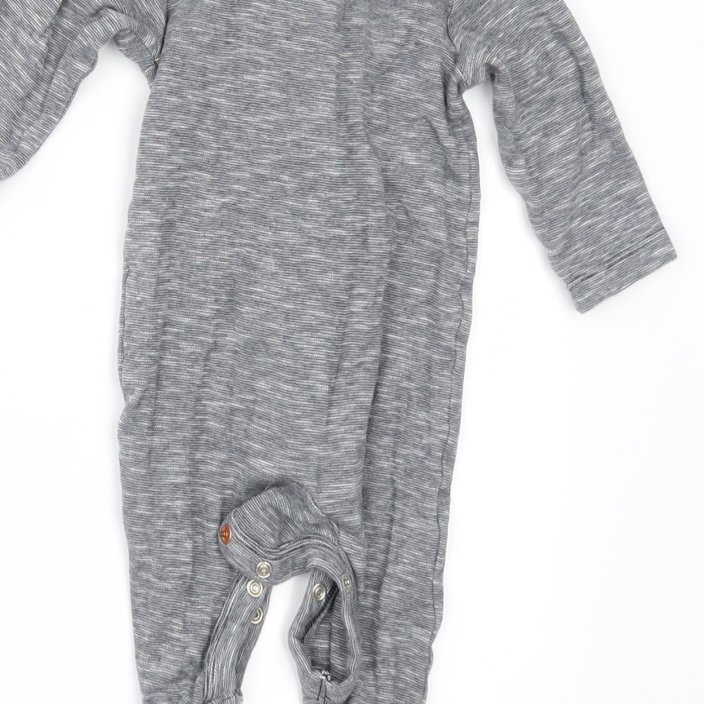 Marks and Spencer Boys Grey   Babygrow One-Piece Size 6-9 Months