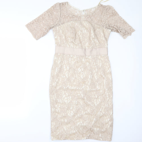 M&Co Womens Ivory   Ball Gown  Size 10