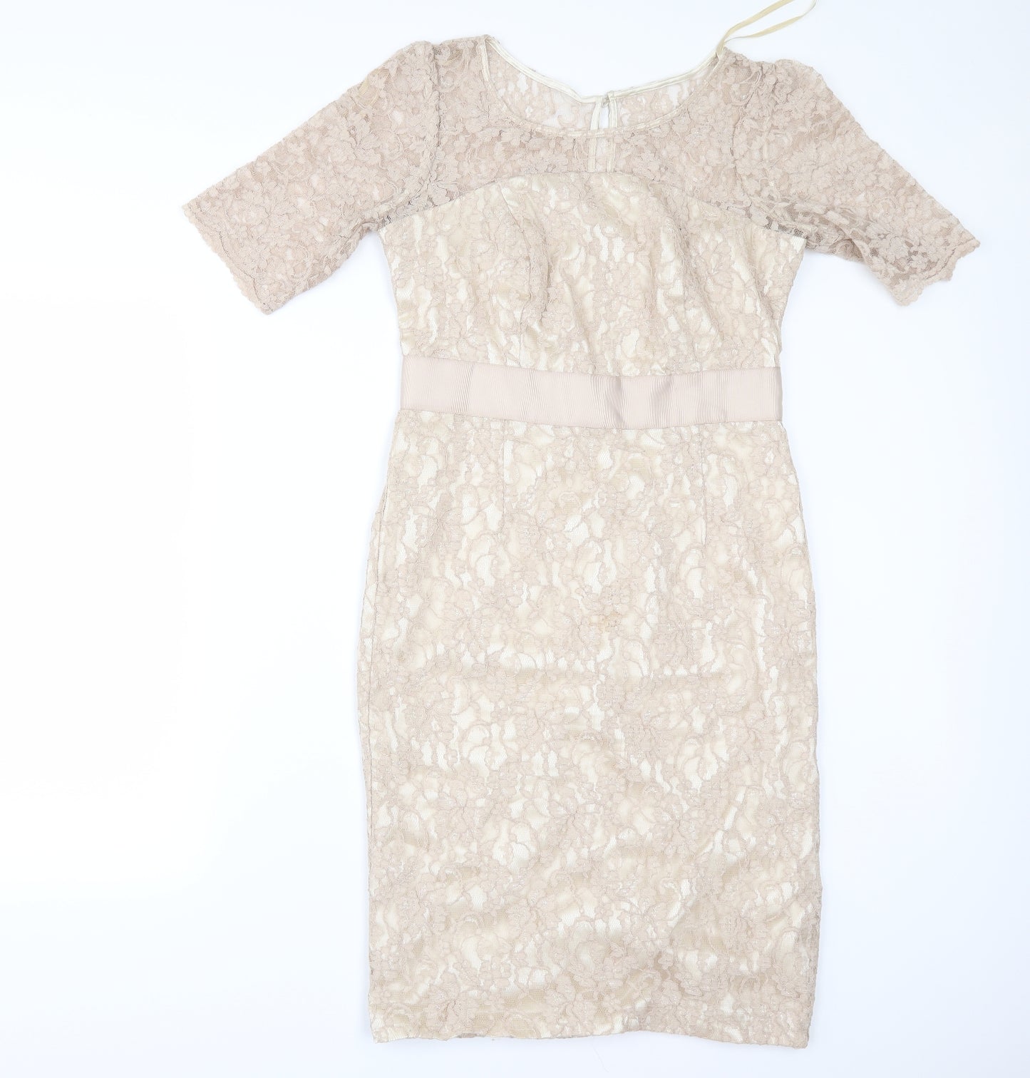 M&Co Womens Ivory   Ball Gown  Size 10