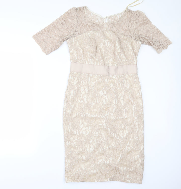 M&Co Womens Ivory   Ball Gown  Size 10
