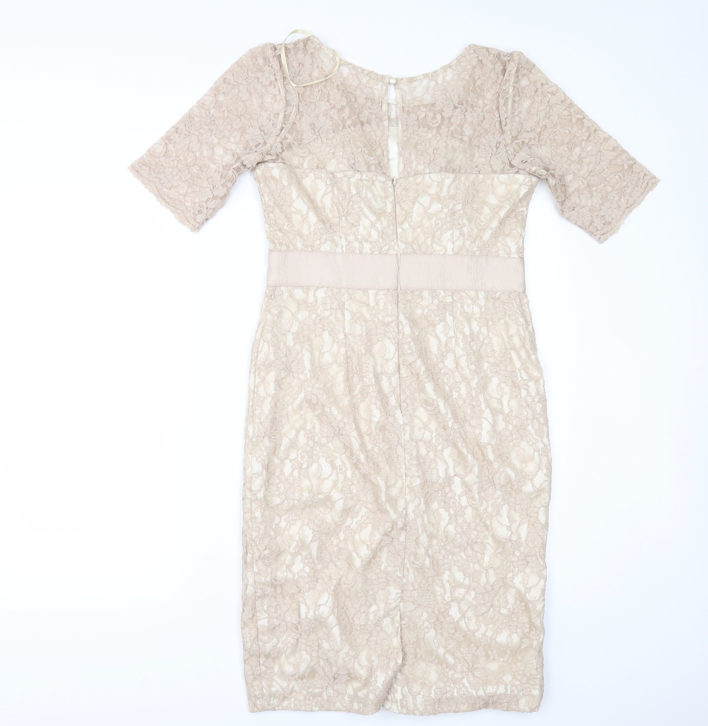 M&Co Womens Ivory   Ball Gown  Size 10