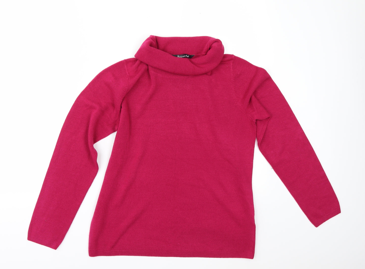 M&Co Womens Pink   Pullover Jumper Size 10