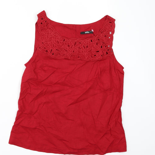 Marks and Spencer Womens Red   Camisole Tank Size 8