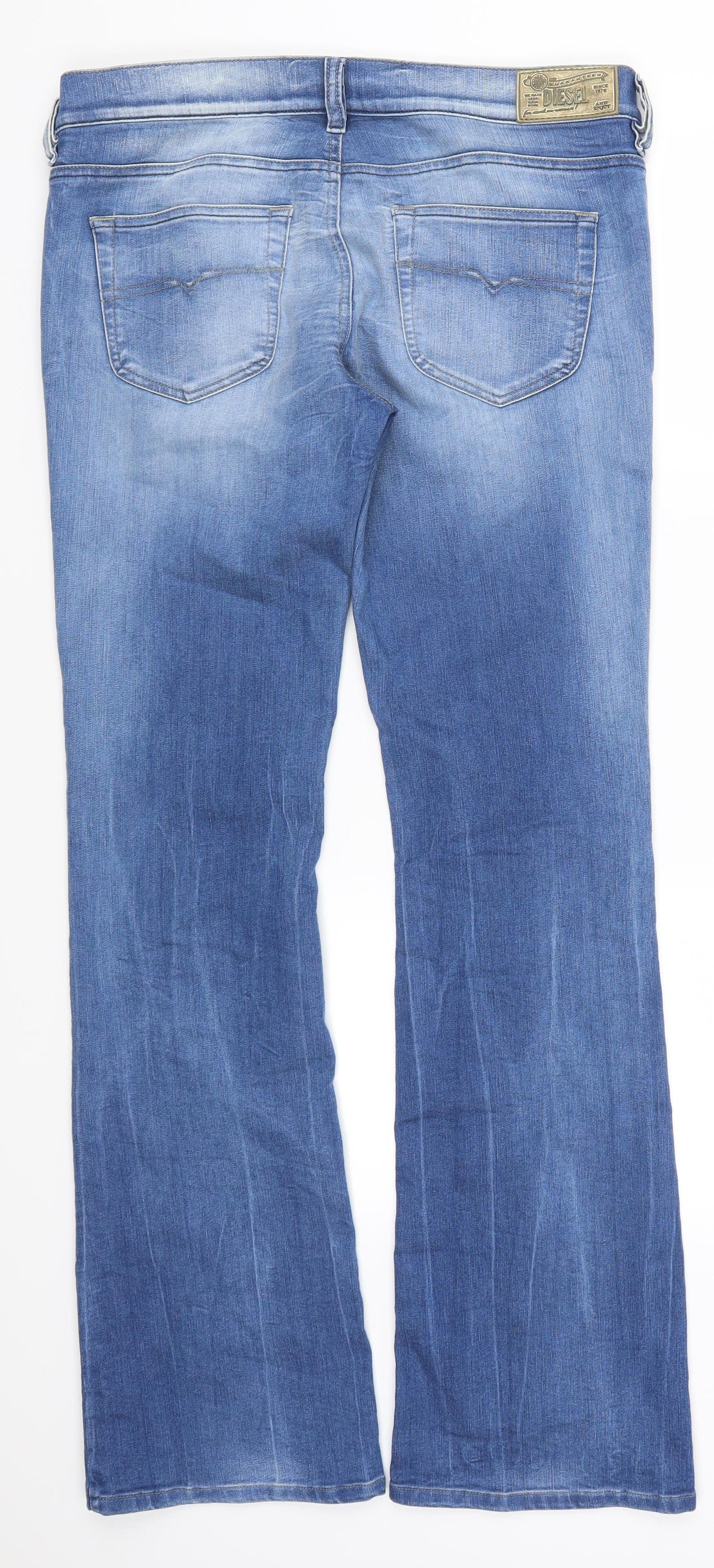 Diesel Womens Blue  Denim Bootcut Jeans Size 32 in L32 in