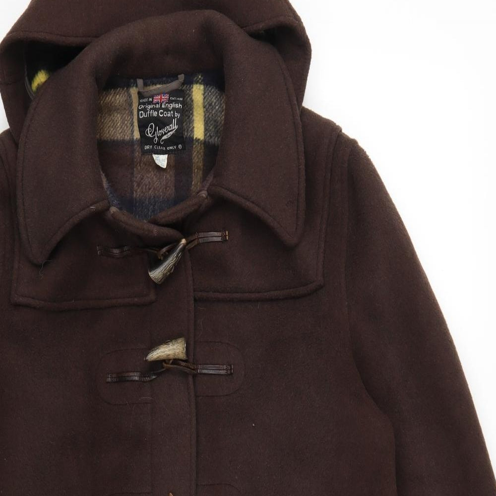 Gloverall Mens Brown   Trench Coat Coat Size S