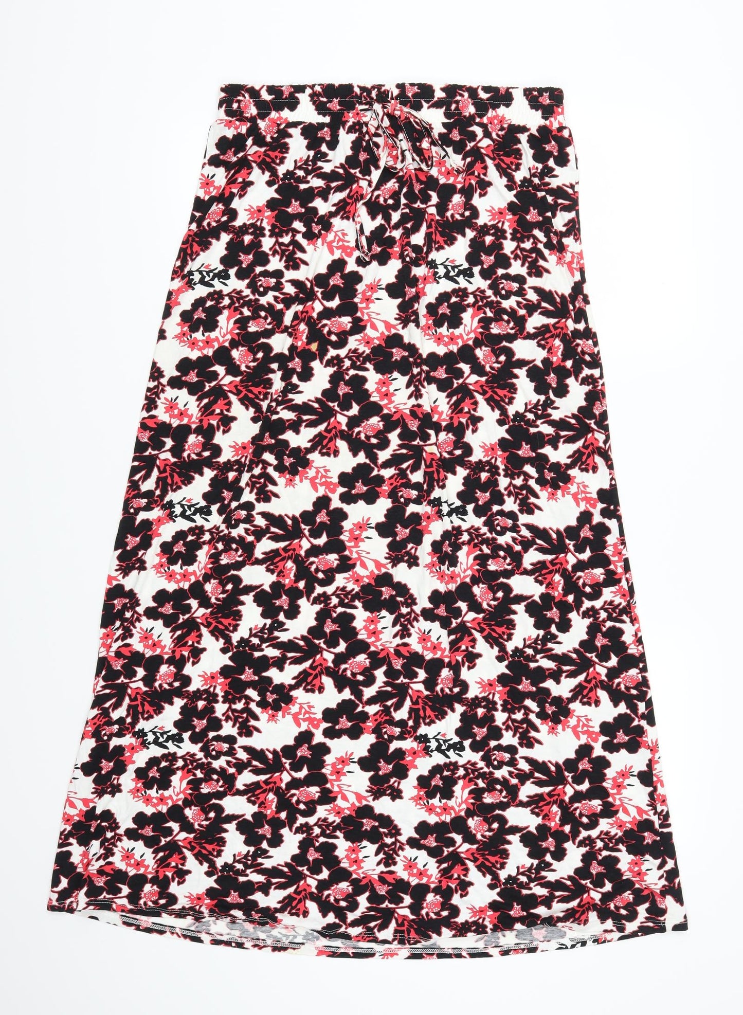 George Womens Pink Floral  Maxi Skirt Size 12