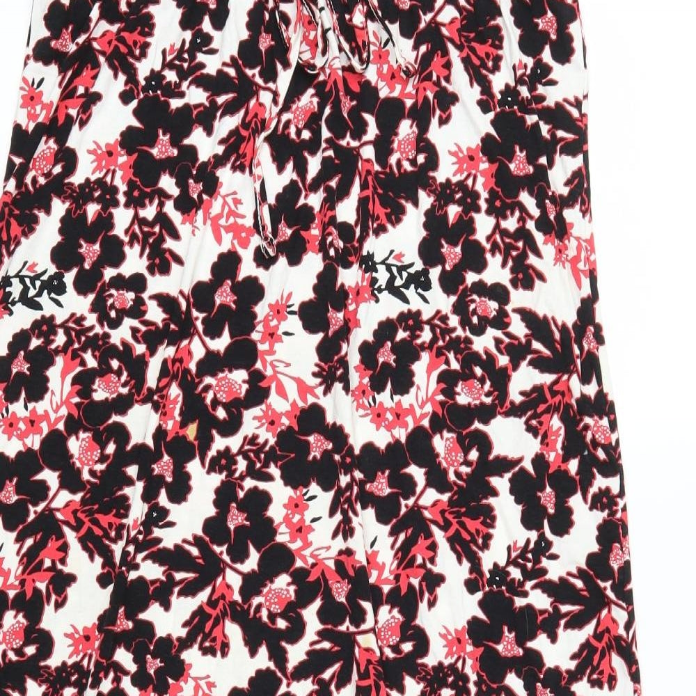 George Womens Pink Floral  Maxi Skirt Size 12