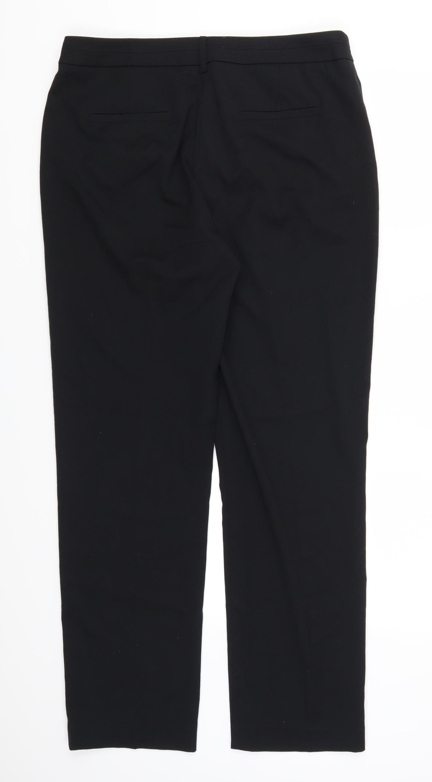 TU Womens Black   Trousers  Size 14 L30 in