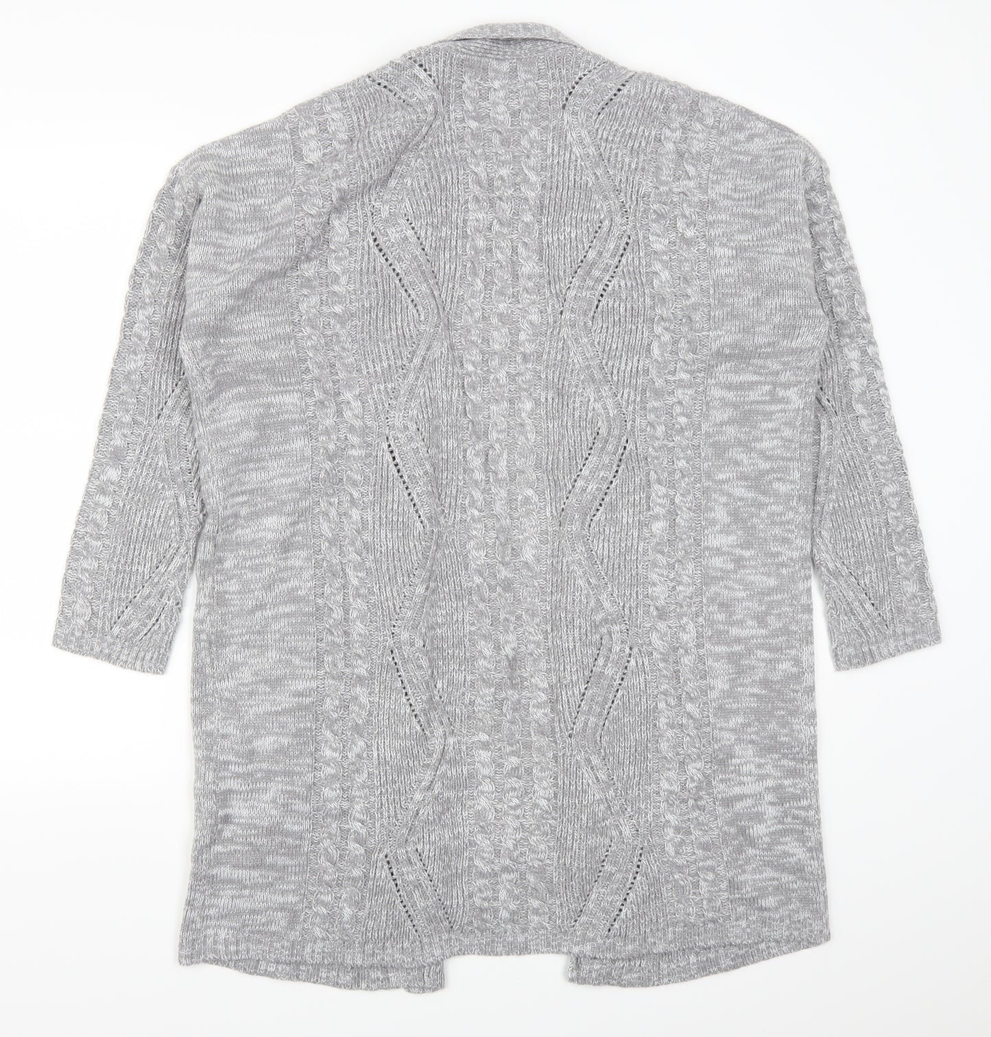 Papaya Womens Grey   Cardigan Jumper Size L