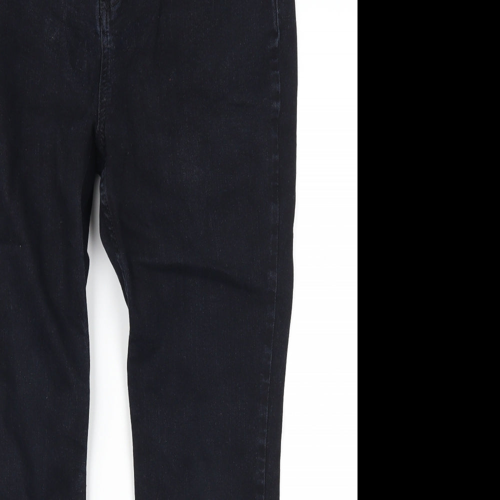 Per Una Womens Blue  Denim Straight Jeans Size 14 L26 in