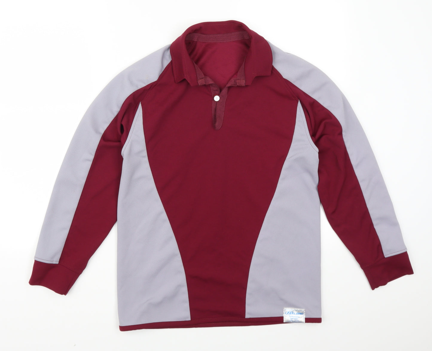 Halbro Mens Red   Pullover Sweatshirt Size S  - Grey