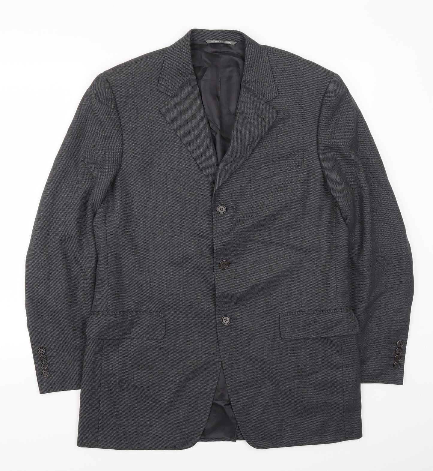 Canali Mens Grey   Jacket Suit Jacket Size 40