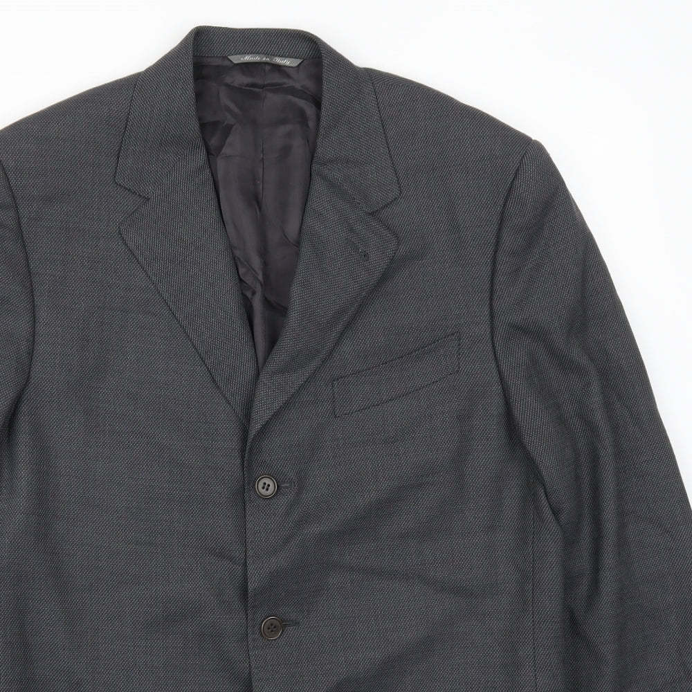 Canali Mens Grey   Jacket Suit Jacket Size 40
