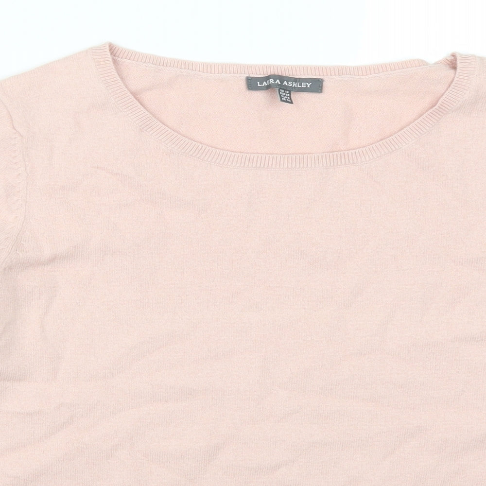 Laura Ashley Womens Pink   Pullover Jumper Size 12