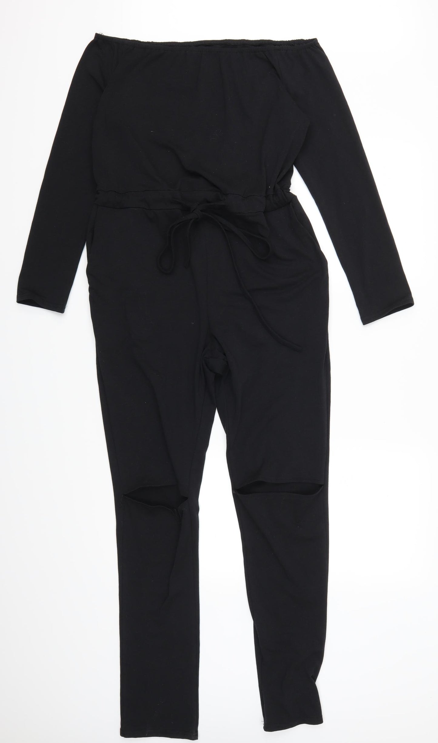Preowrn Womens Black   Jumpsuit One-Piece Size M L30 in