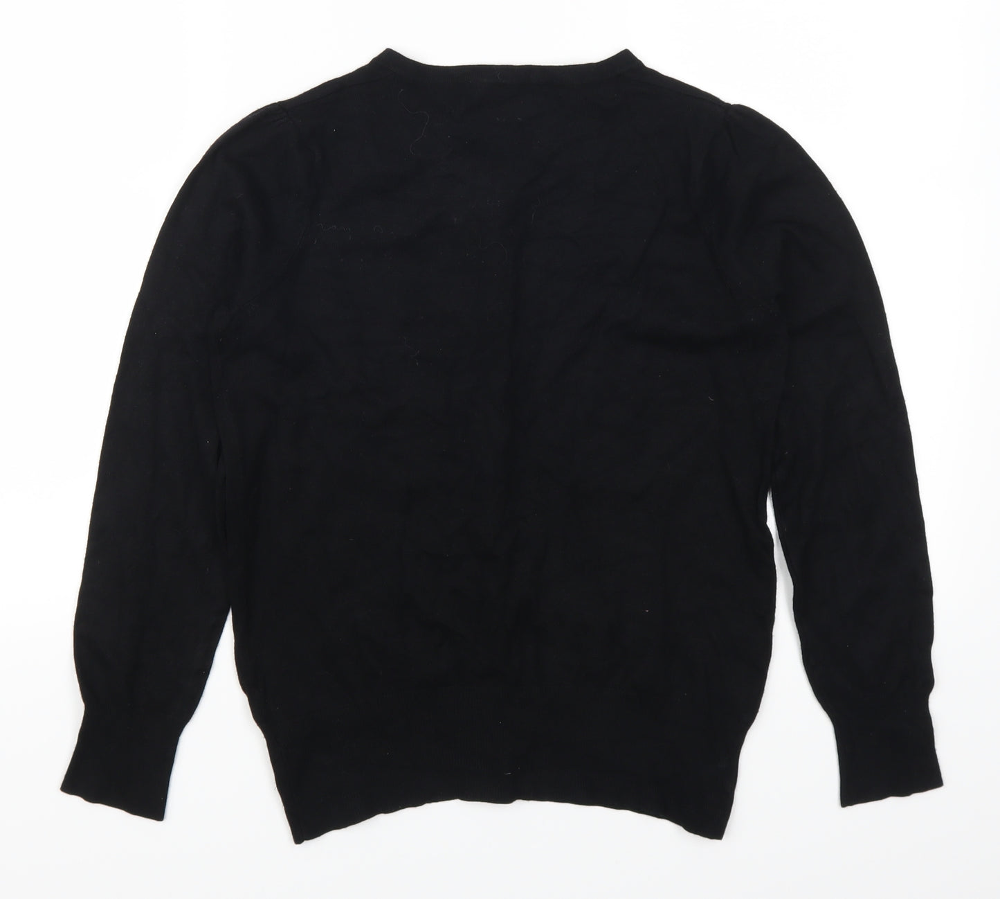 Marks and Spencer Womens Black   Cardigan Jumper Size 10