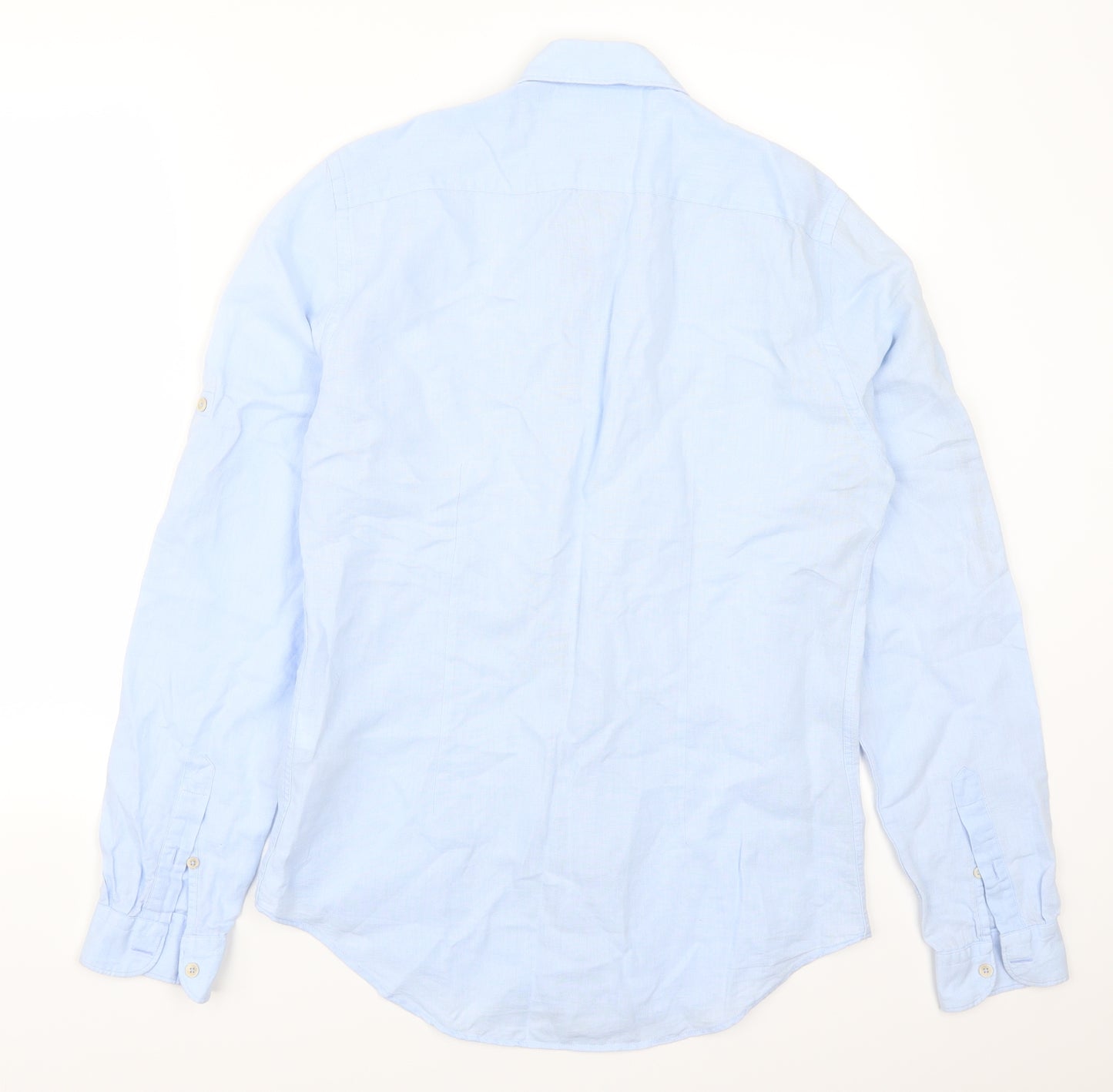 Zara Man Mens Blue    Dress Shirt Size S