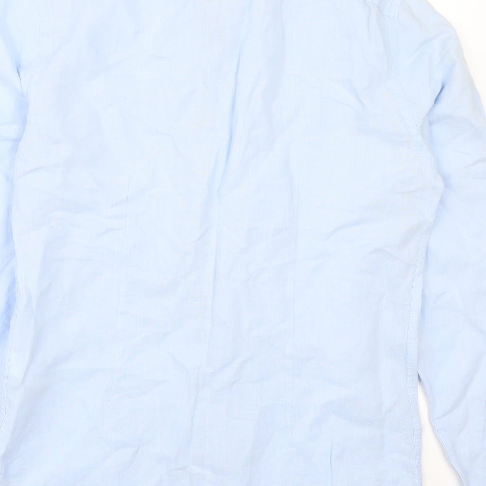 Zara Man Mens Blue    Dress Shirt Size S