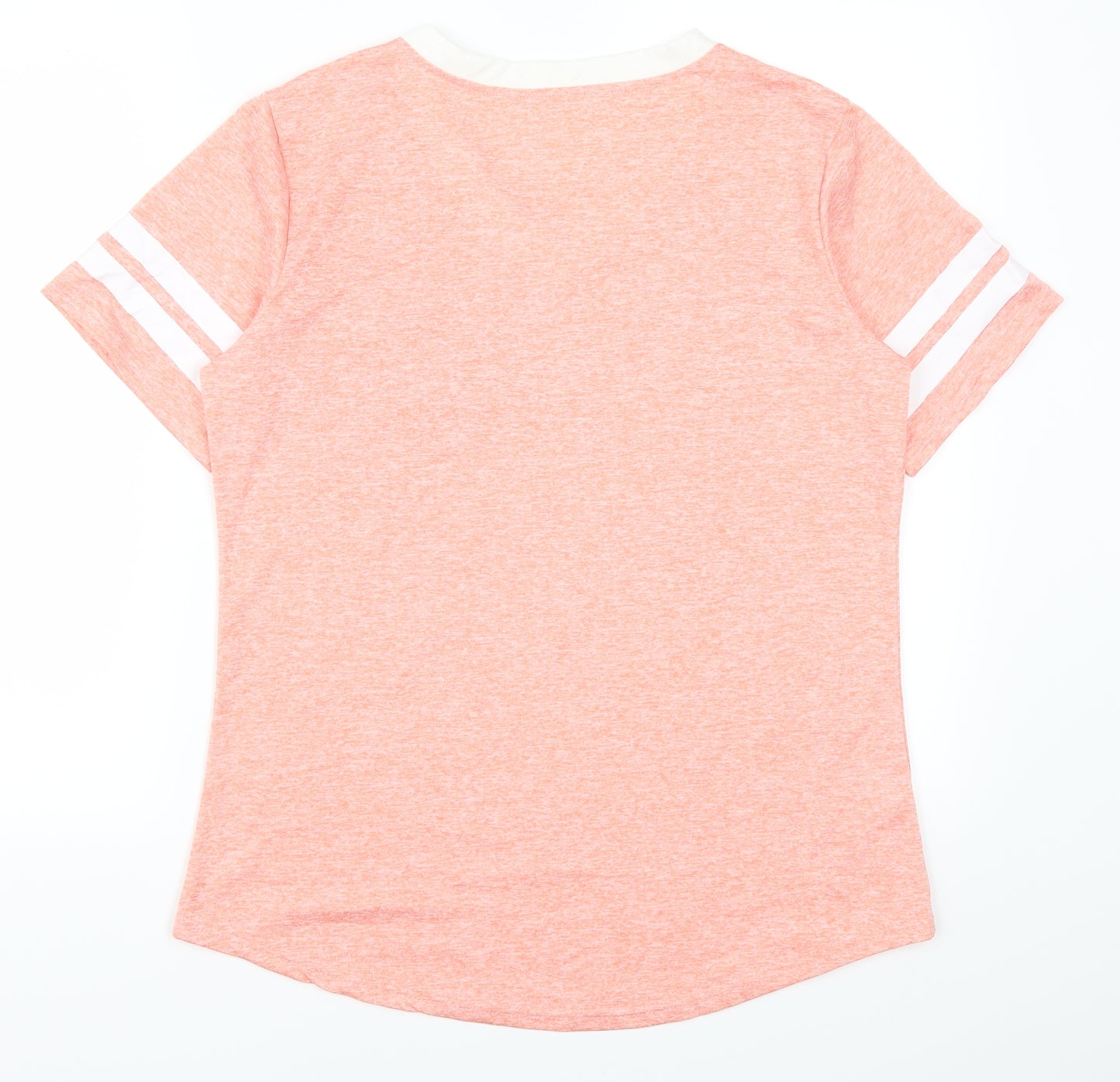 Preworn Womens Pink   Basic T-Shirt Size L  - Lil Sis
