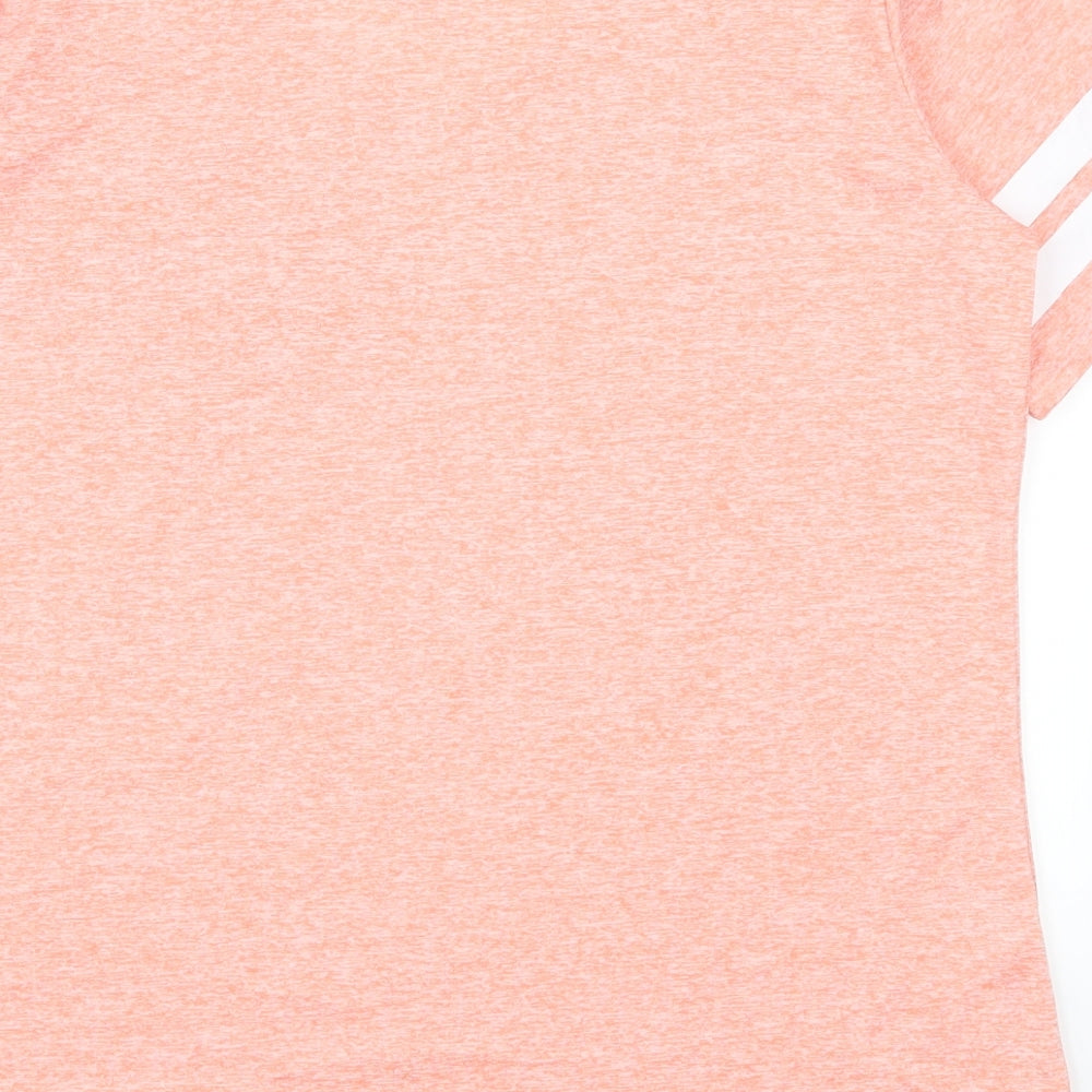 Preworn Womens Pink   Basic T-Shirt Size L  - Lil Sis