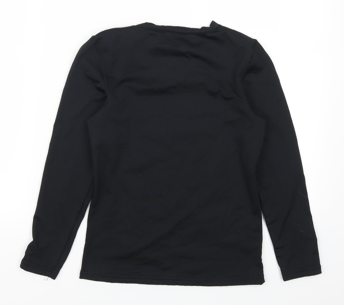 Crane Girls Black   Basic T-Shirt Size 11-12 Years