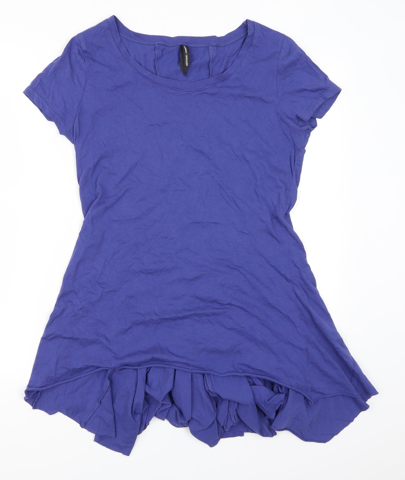 Marks and Spencer Womens Blue   Basic T-Shirt Size 14