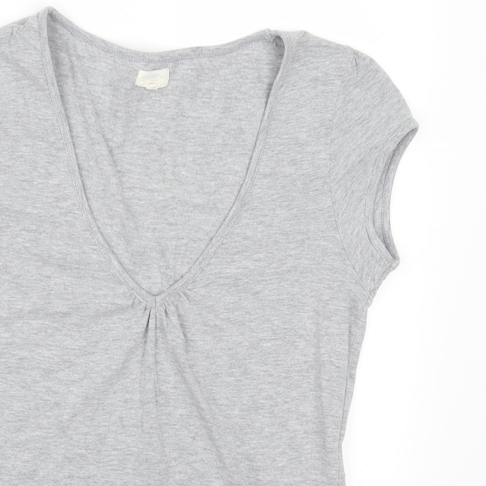 New Look Womens Grey   Basic T-Shirt Size 14