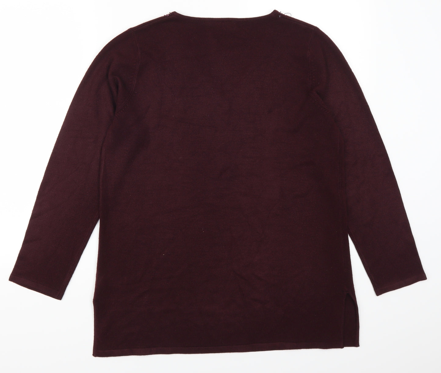 BHS Womens Red   Pullover Jumper Size 14