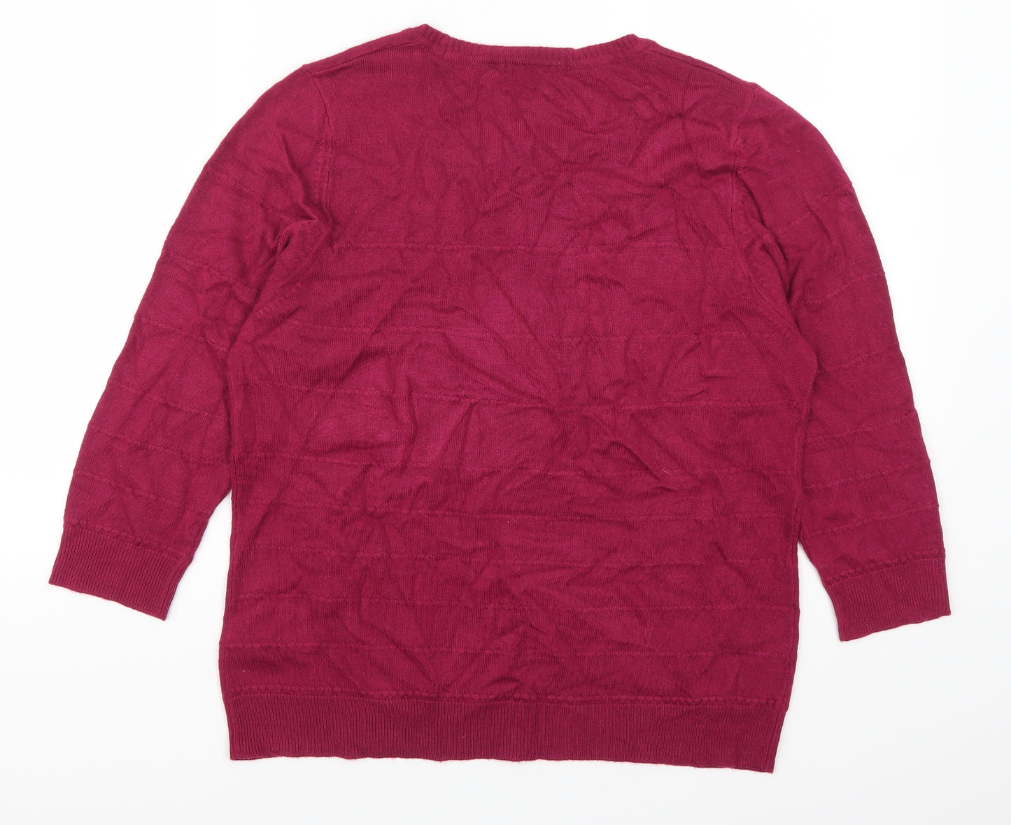 Marks and Spencer Womens Pink   Pullover Jumper Size 14