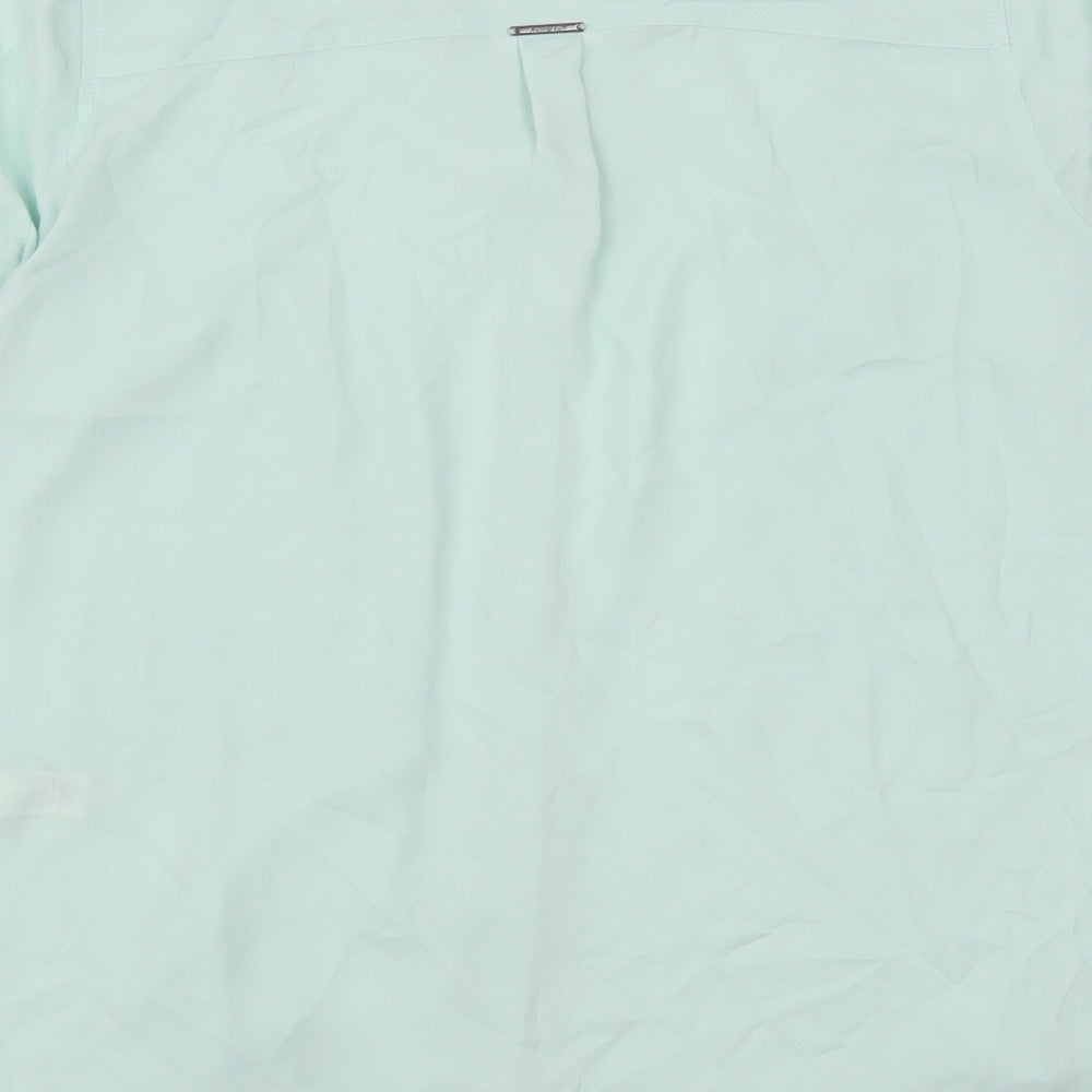 Marks and Spencer Womens Green   Basic Blouse Size 14