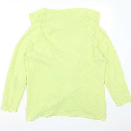 Preworn Womens Green   Cardigan Jumper Size 4