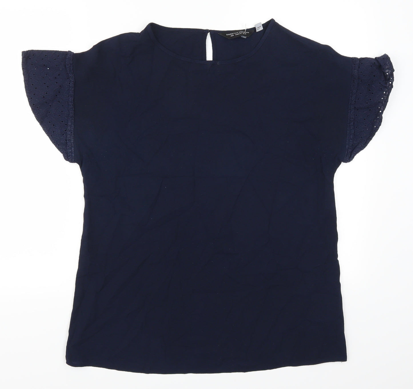 Dorothy Perkins Womens Blue   Basic T-Shirt Size 12