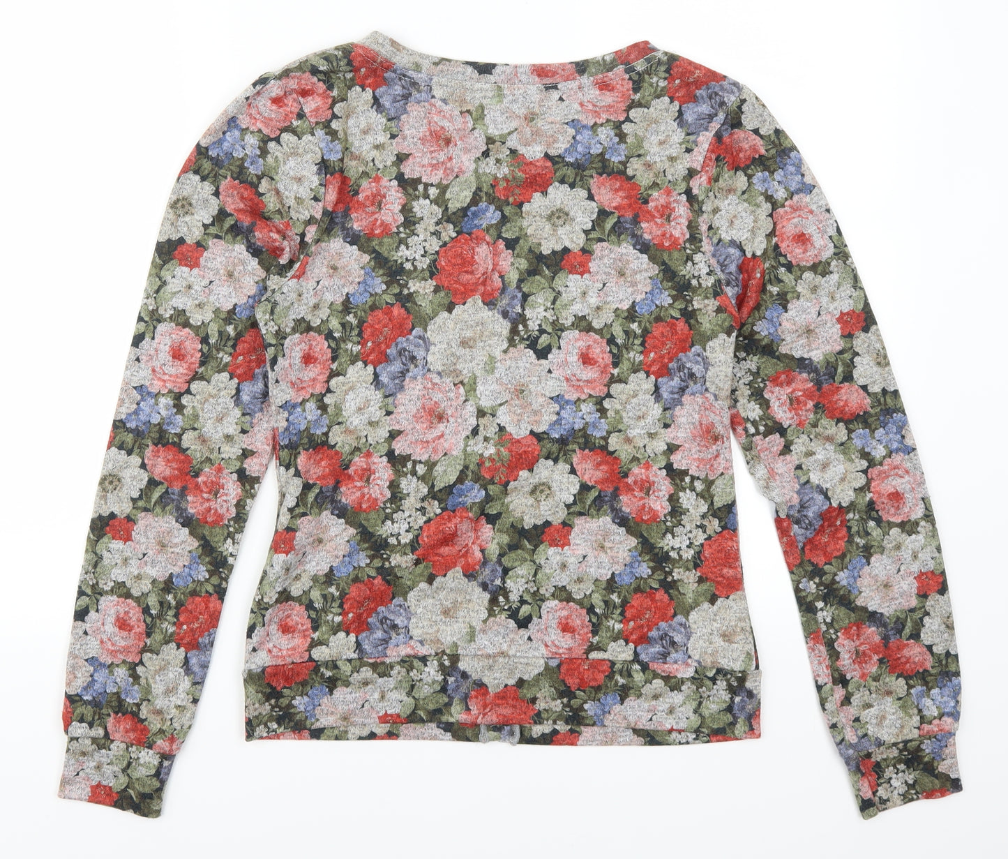 Atmosphere Womens Multicoloured Floral  Cardigan Jumper Size 10