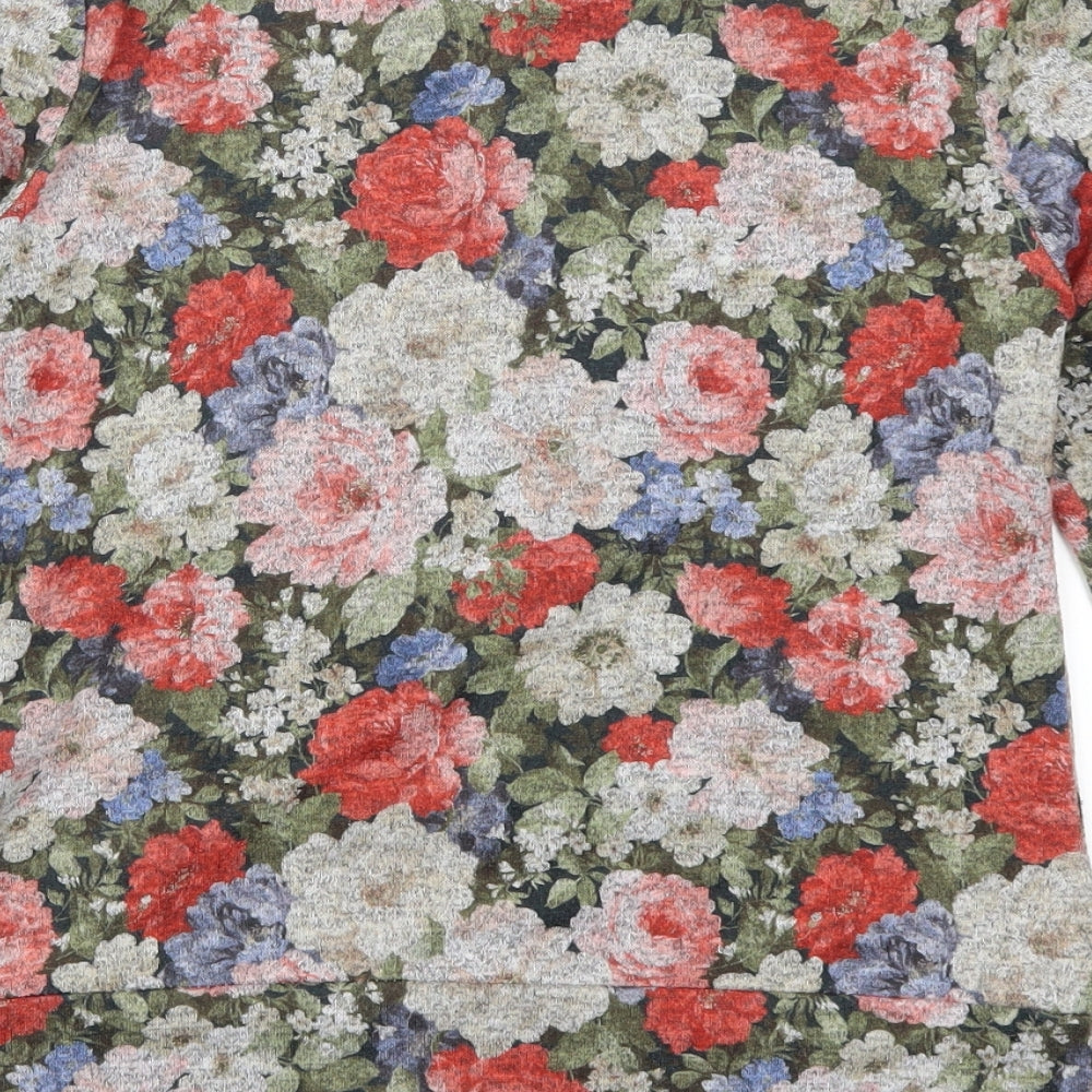 Atmosphere Womens Multicoloured Floral  Cardigan Jumper Size 10