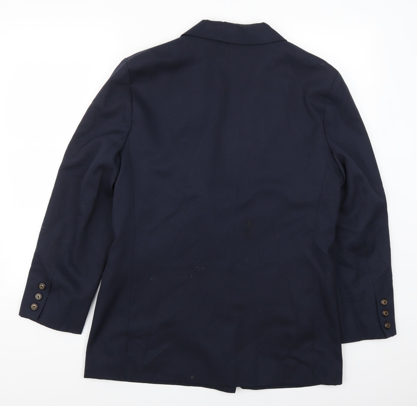 Peggy Page Womens Blue   Jacket Suit Jacket Size 14