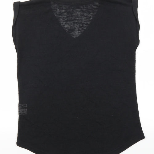 Noa.n Paris Womens Black   Basic T-Shirt Size M