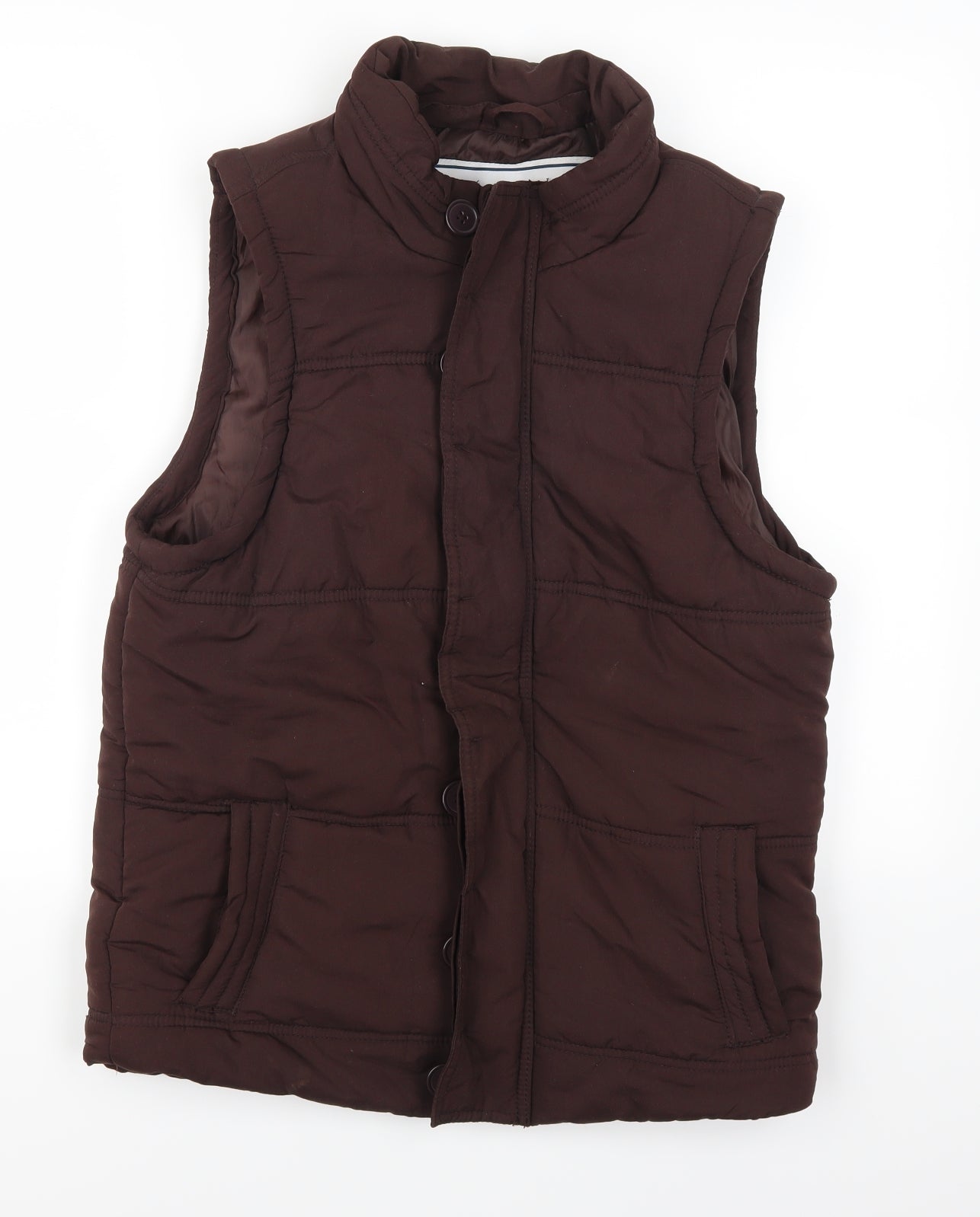 Cedar Wood State Mens Brown   Gilet Coat Size M