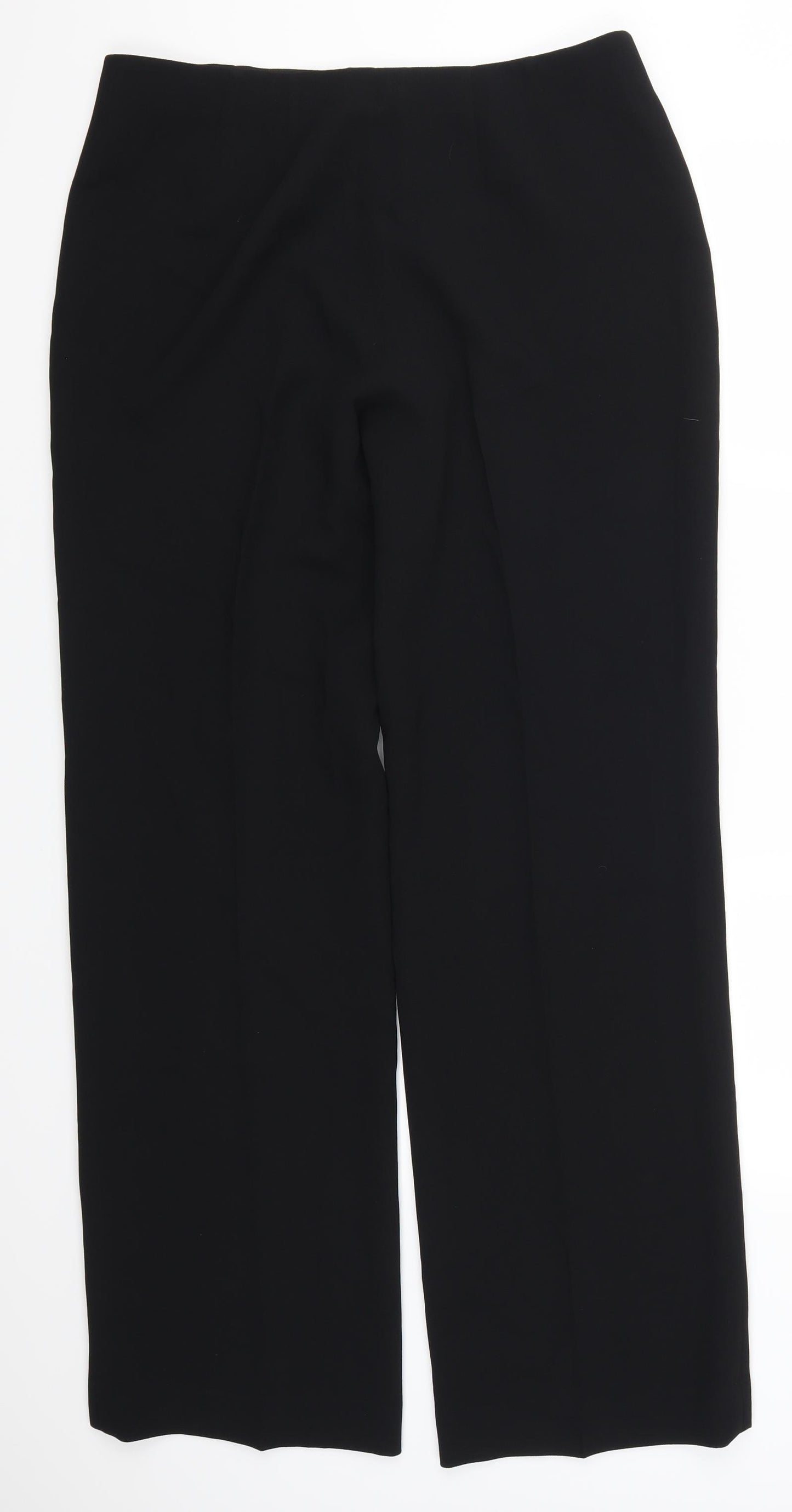 Viatvoli Womens Black   Trousers  Size 34 in L32.5 in