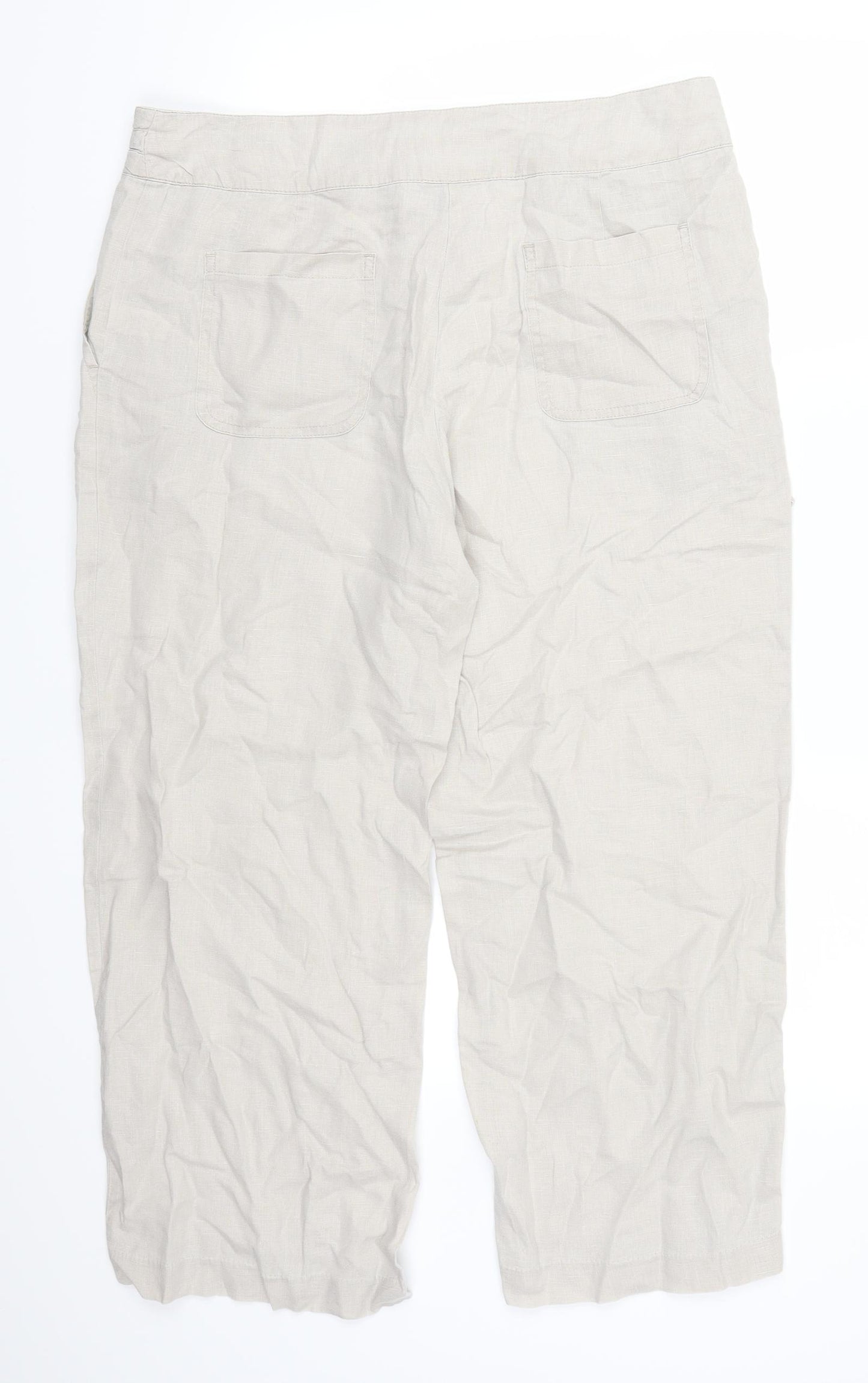TU Womens Grey   Trousers  Size 14 L26 in