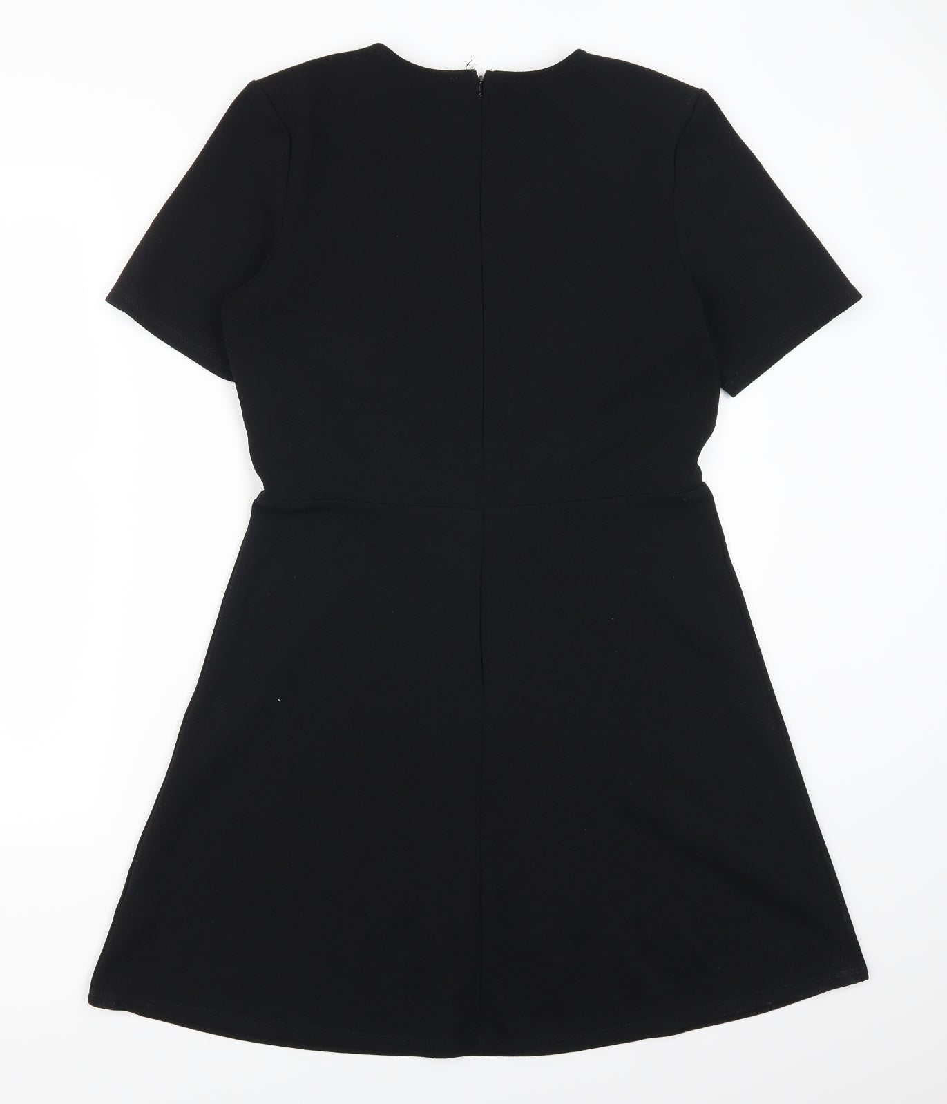Oasis Womens Black   Skater Dress  Size L